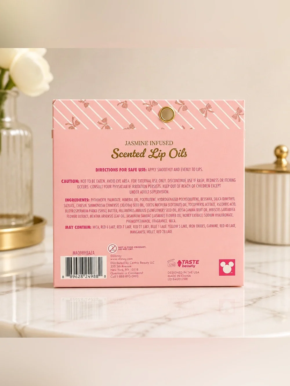 Disney Aristocats Marie Lip Oil Set 5 Pack Collectible Beauty Gift Set